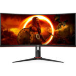 Monitor LED AOC Gaming AGON CU34G2XP Curbat 34 inch UWQHD VA 1 ms 180 Hz...