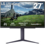 Monitor LED LG Gaming UltraGear 27GS85Q-B 27 inch QHD IPS 1 ms 200 Hz HD...