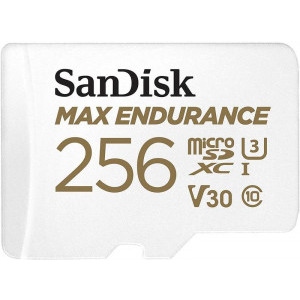 Card memorie SanDisk microSD Max Endurance UHS-I U3 V30 Class 10 256GB + adaptor